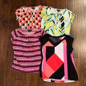 Petite small worthington blouse - lot of 4